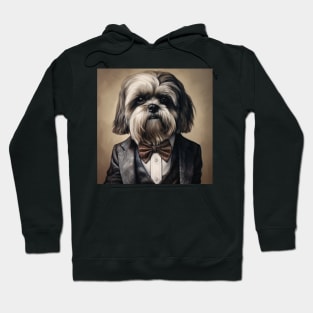 Shih Tzu Dog in Suit Hoodie